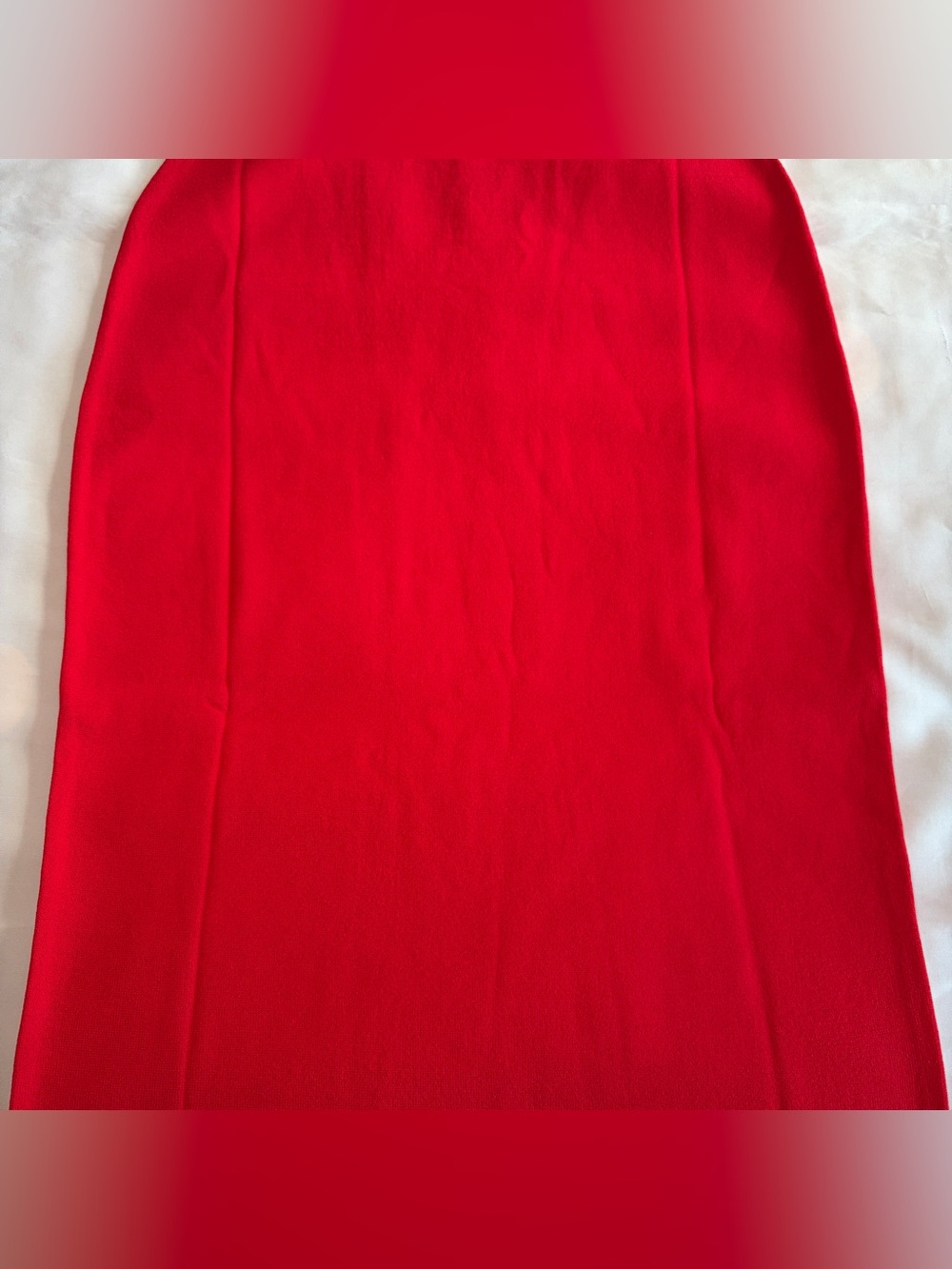 NEW! Staud- REINA DRESS RED ROSE Size Medium Embellished Neck Summer Halter - Picture 4 of 11